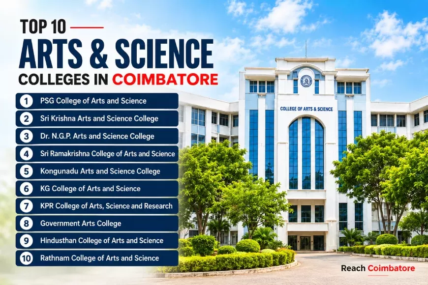 Top 10 Arts and Science Colleges in Coimbatore for Higher Education