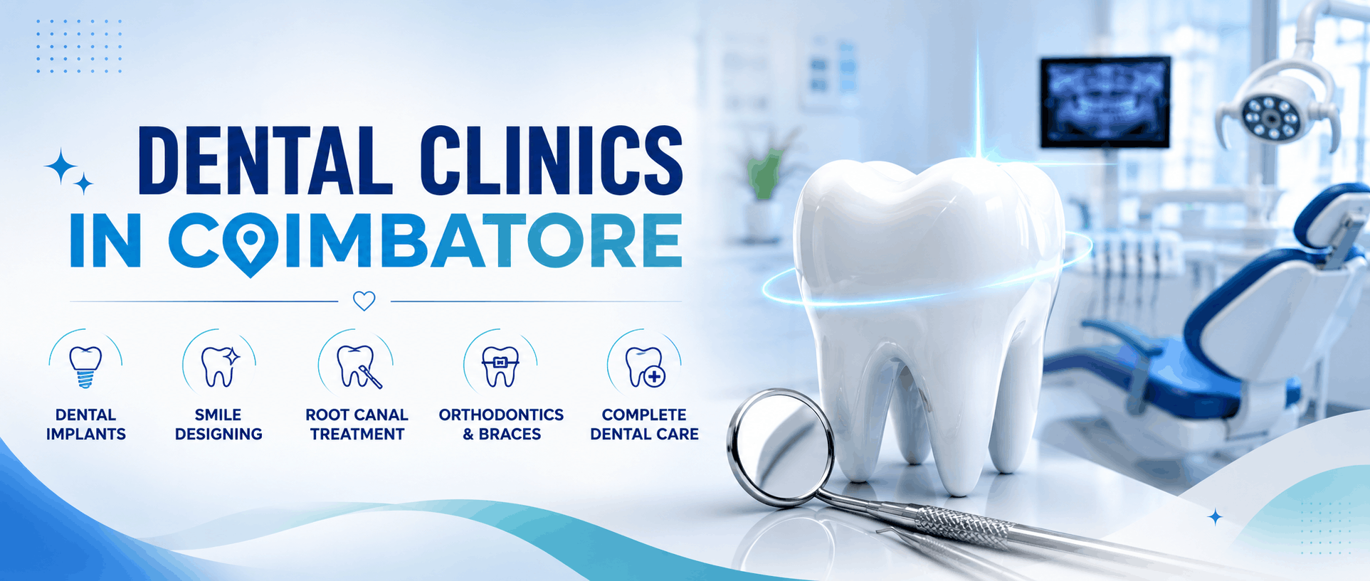 Best Dental Clinics in Coimbatore with Address &amp; Services