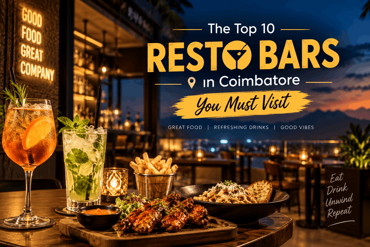 The Top 10 Resto Bars in Coimbatore You Must Visit