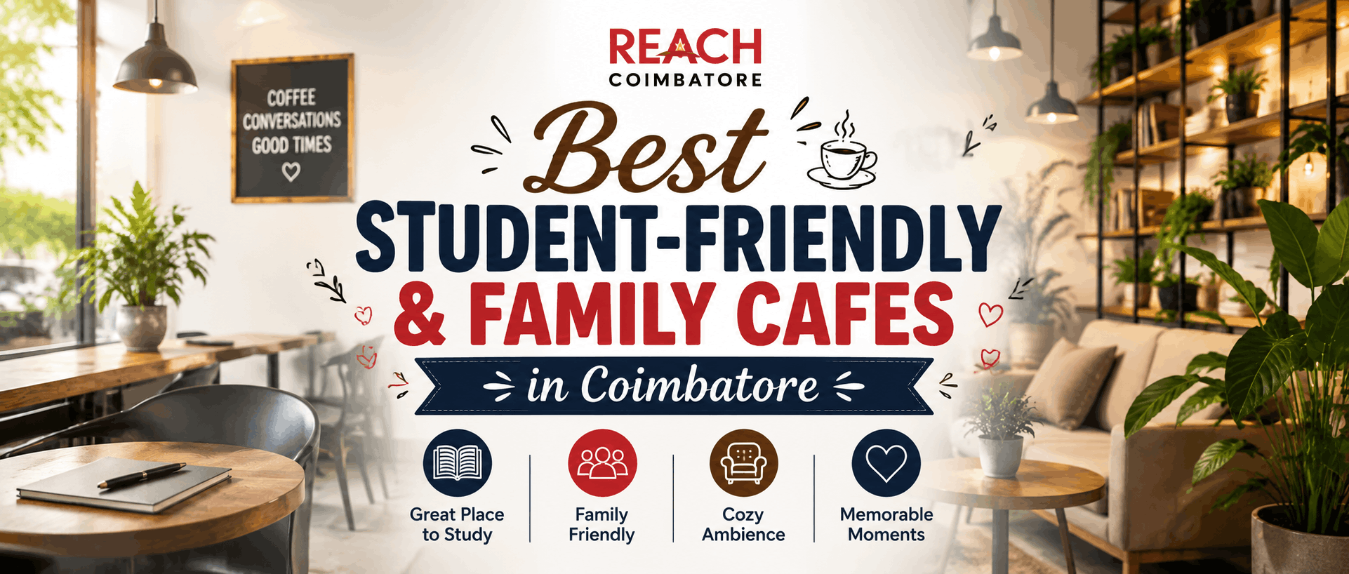 Best Student-Friendly and Family Cafes in Coimbatore