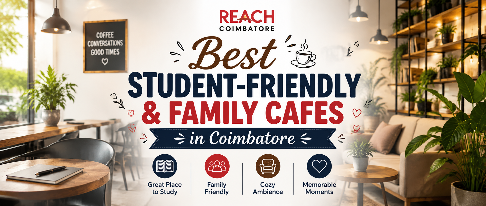 Best Student-Friendly and Family Cafes in Coimbatore