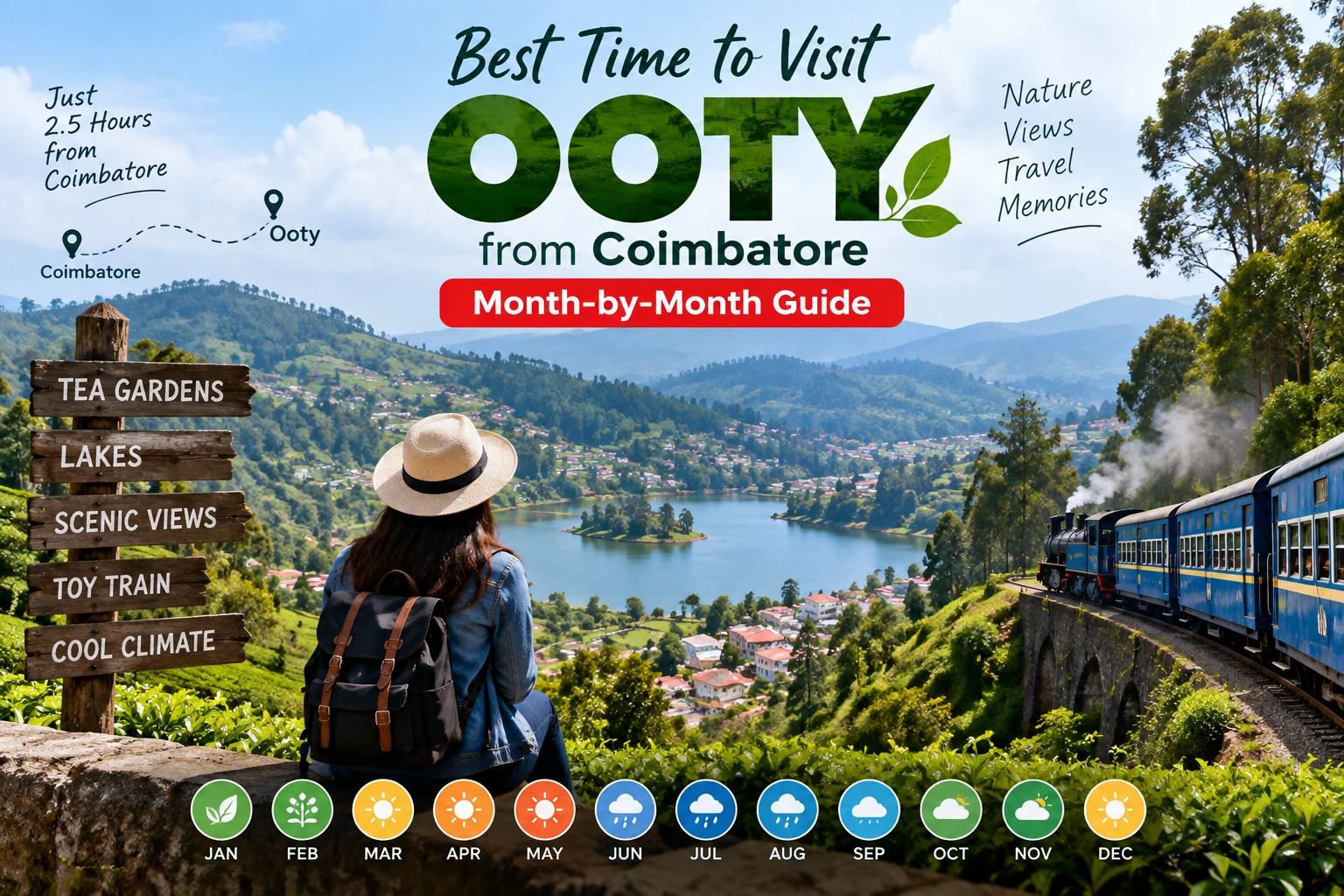 Best Time to Visit Ooty from Coimbatore: Month-by-Month Guide