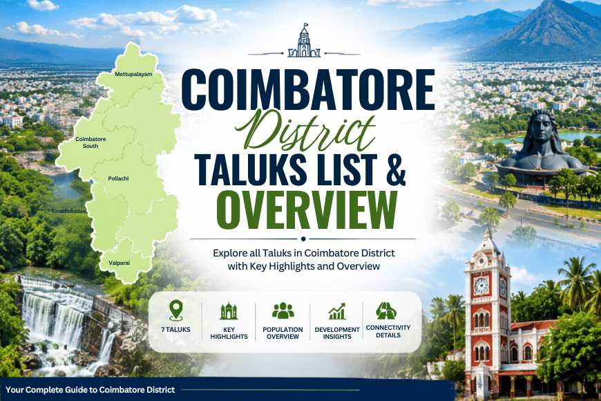Coimbatore District Taluks List &amp; Overview