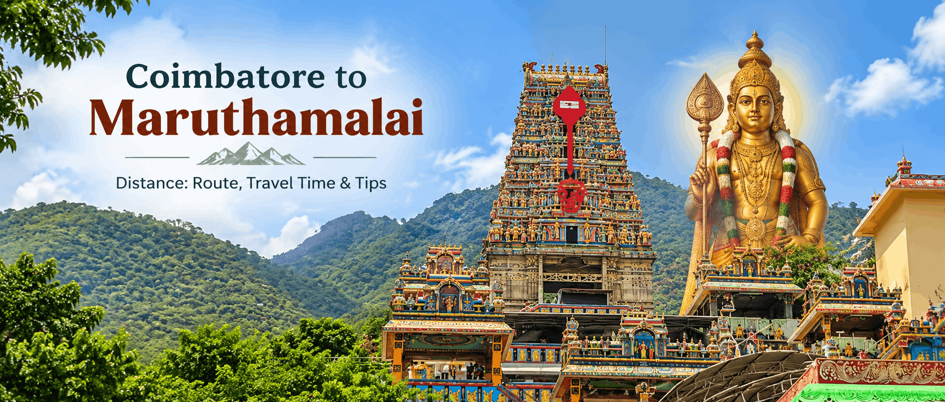 Coimbatore to Maruthamalai Distance: Route, Travel Time and Tips