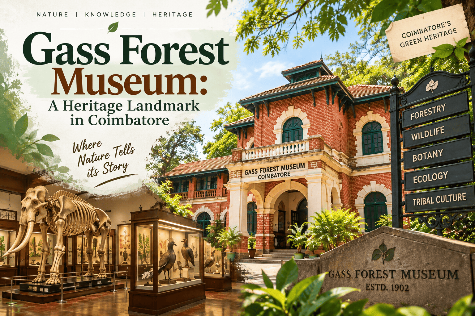 Gass Forest Museum: A Heritage Landmark in Coimbatore