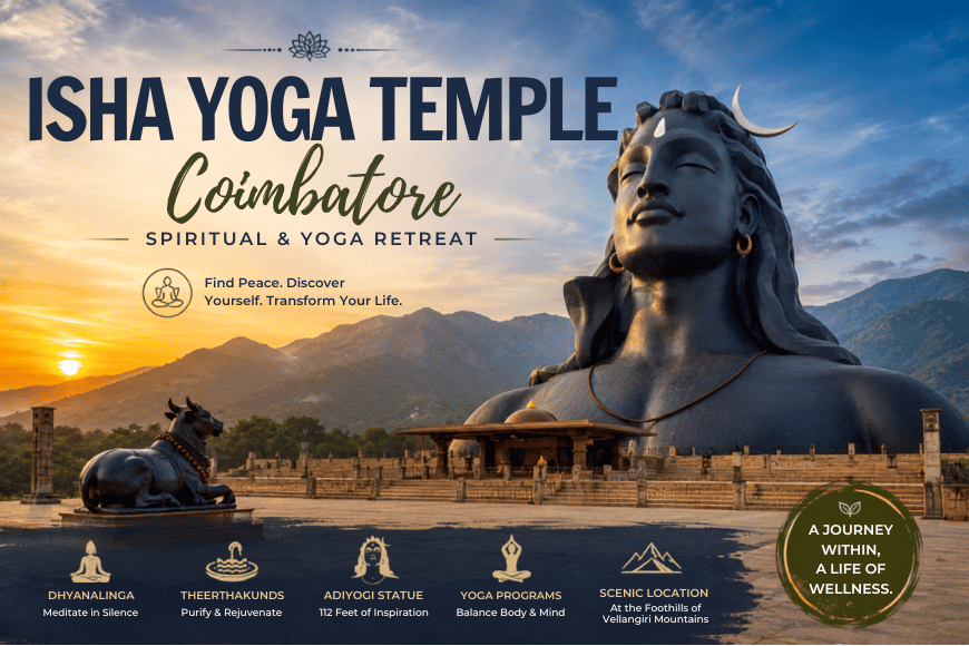 Isha Yoga Temple Coimbatore – Spiritual &amp;amp; Yoga Retreat Guide