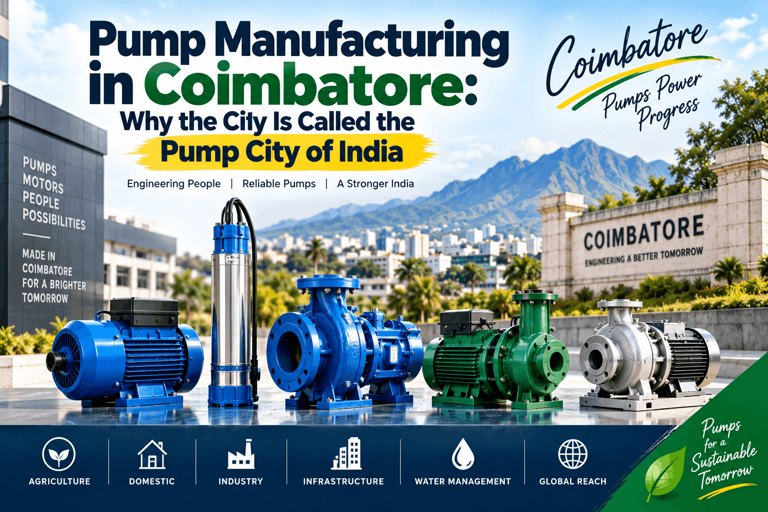 Pump Manufacturing in Coimbatore: Why the City Is Called the Pump City of India