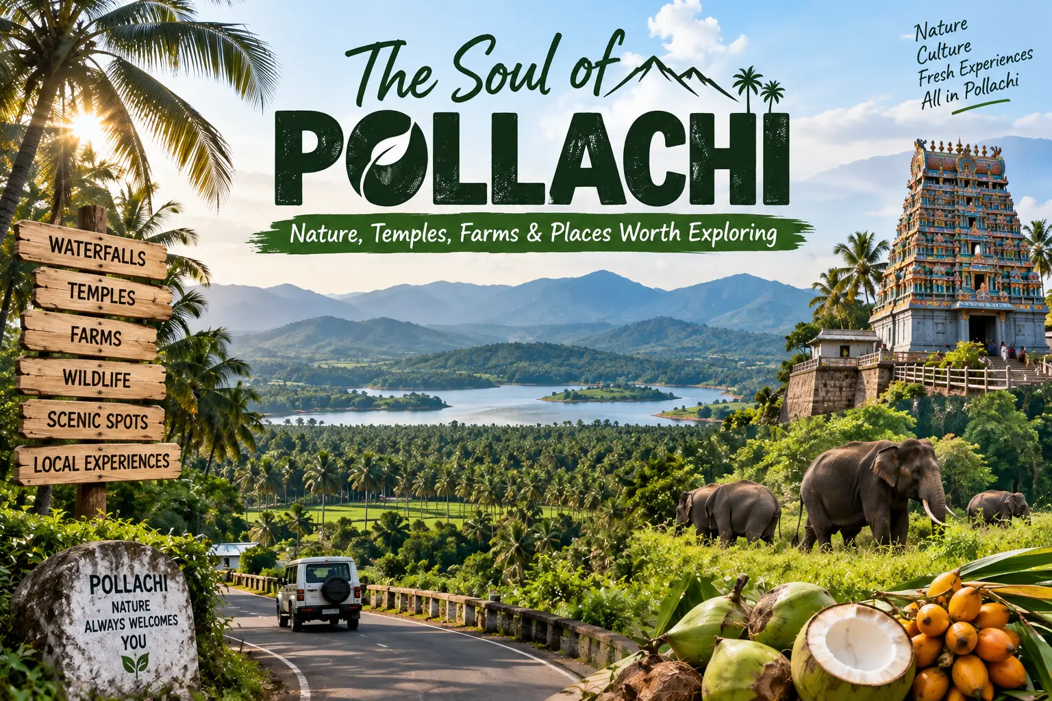 The Soul of Pollachi: Nature, Temples, Farms & Places Worth Exploring