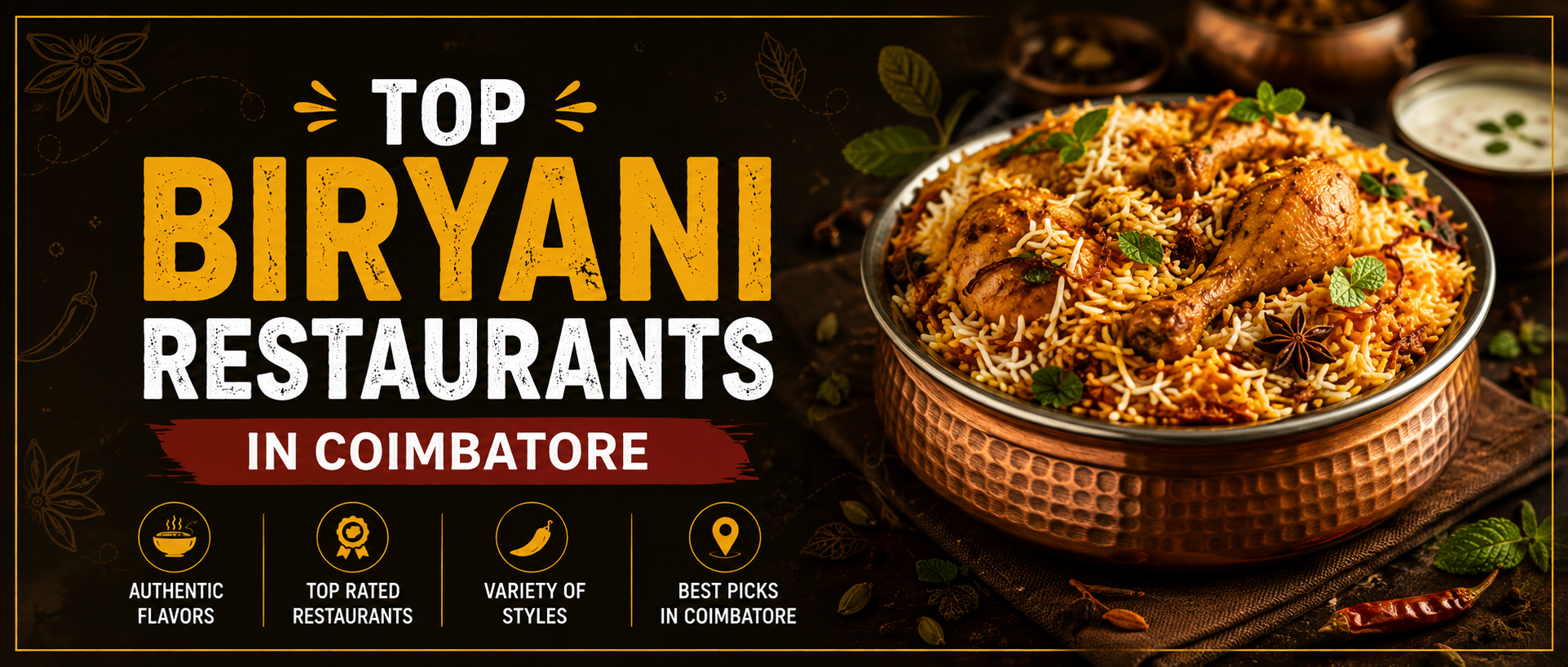 Top Biryani Restaurants in Coimbatore – Best Biryani Spots 2026