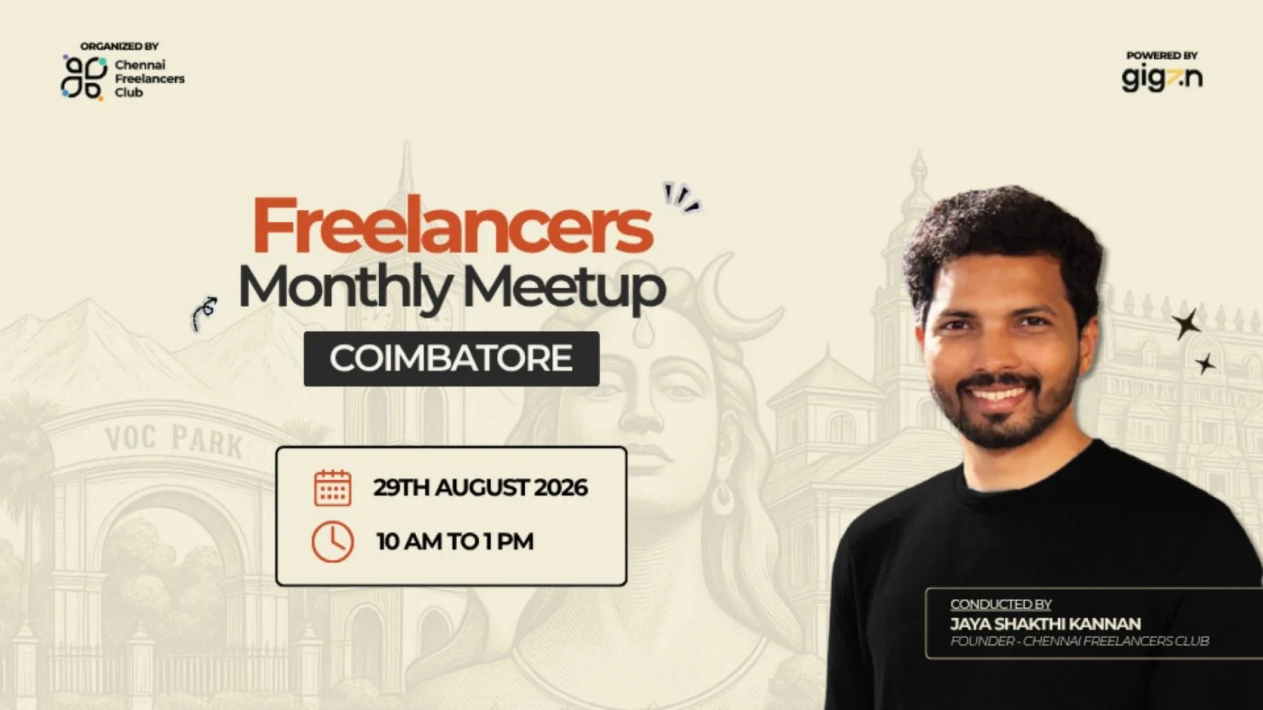 CFC Coimbatore Freelancers Monthly Meetup – August 2026