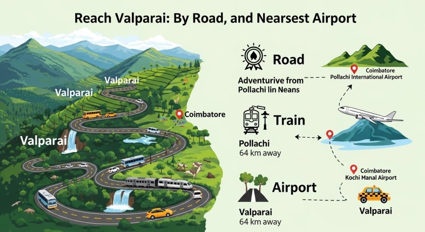 Coimbatore to Valparai Distance – Complete Travel Guide