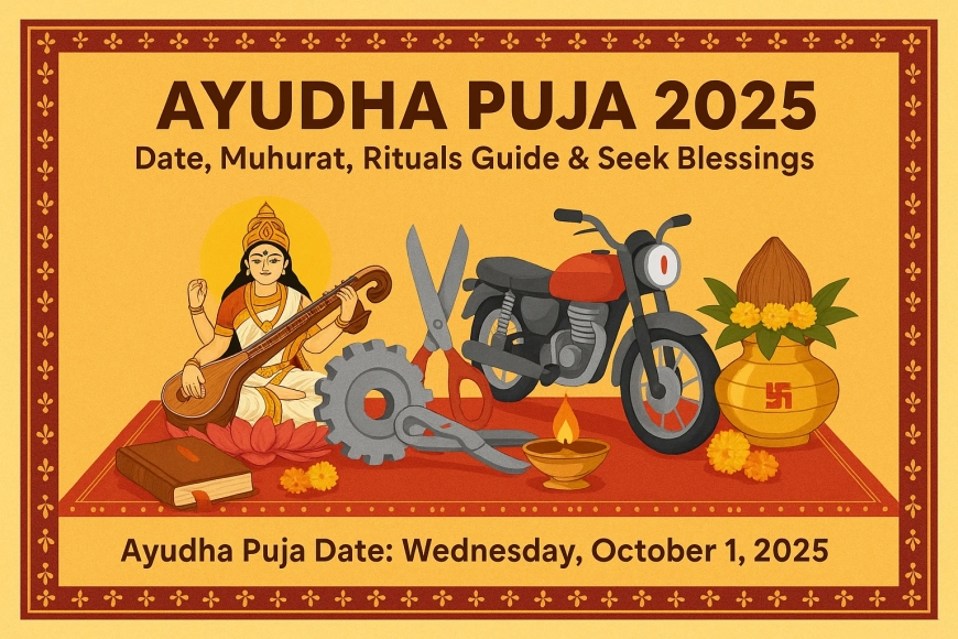 Ayudha Puja, Saraswathi Puja & Vijayadasami 2025 Timings