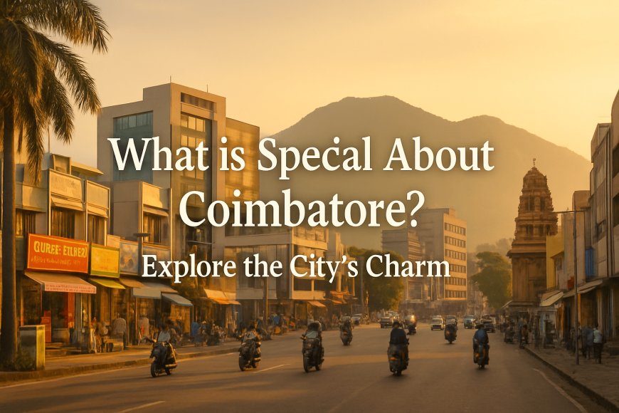 What is Special About Coimbatore? Explore the City’s Charm