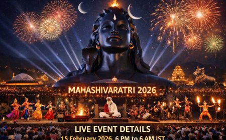 Isha Yoga Shivratri 2026 – Date, Timings & Live Event Details