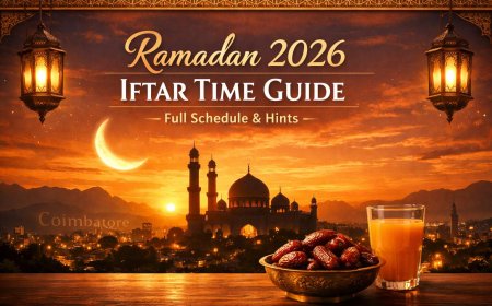 Ramadan 2026 Iftar Time in Coimbatore – Full Guide