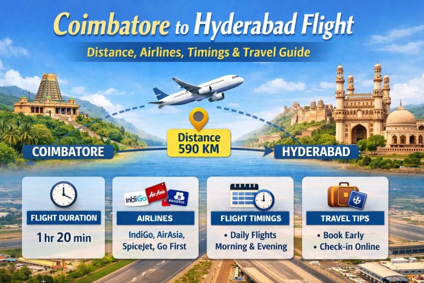 Coimbatore to Hyderabad Flight Guide & Best Deals