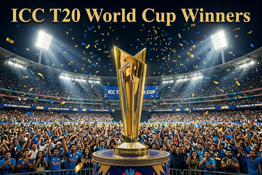 ICC T20 World Cup Winners List (2007–2026) | All Champions