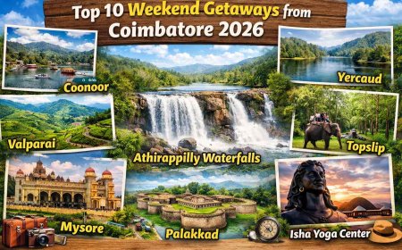 Best Weekend Getaways from Coimbatore
