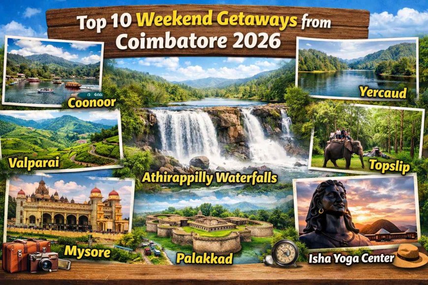 Best Weekend Getaways from Coimbatore
