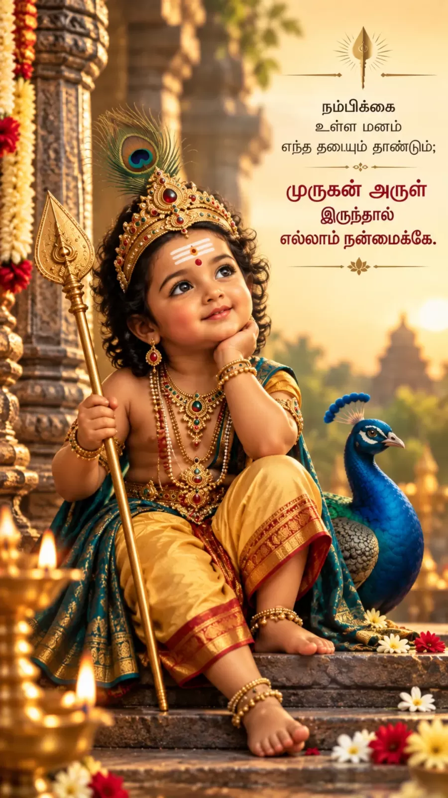 முருகன் அருளால் வாழ்க்கையை மாற்றும் ஊக்கமளிக்கும் பொன்மொழிகள் - image 9