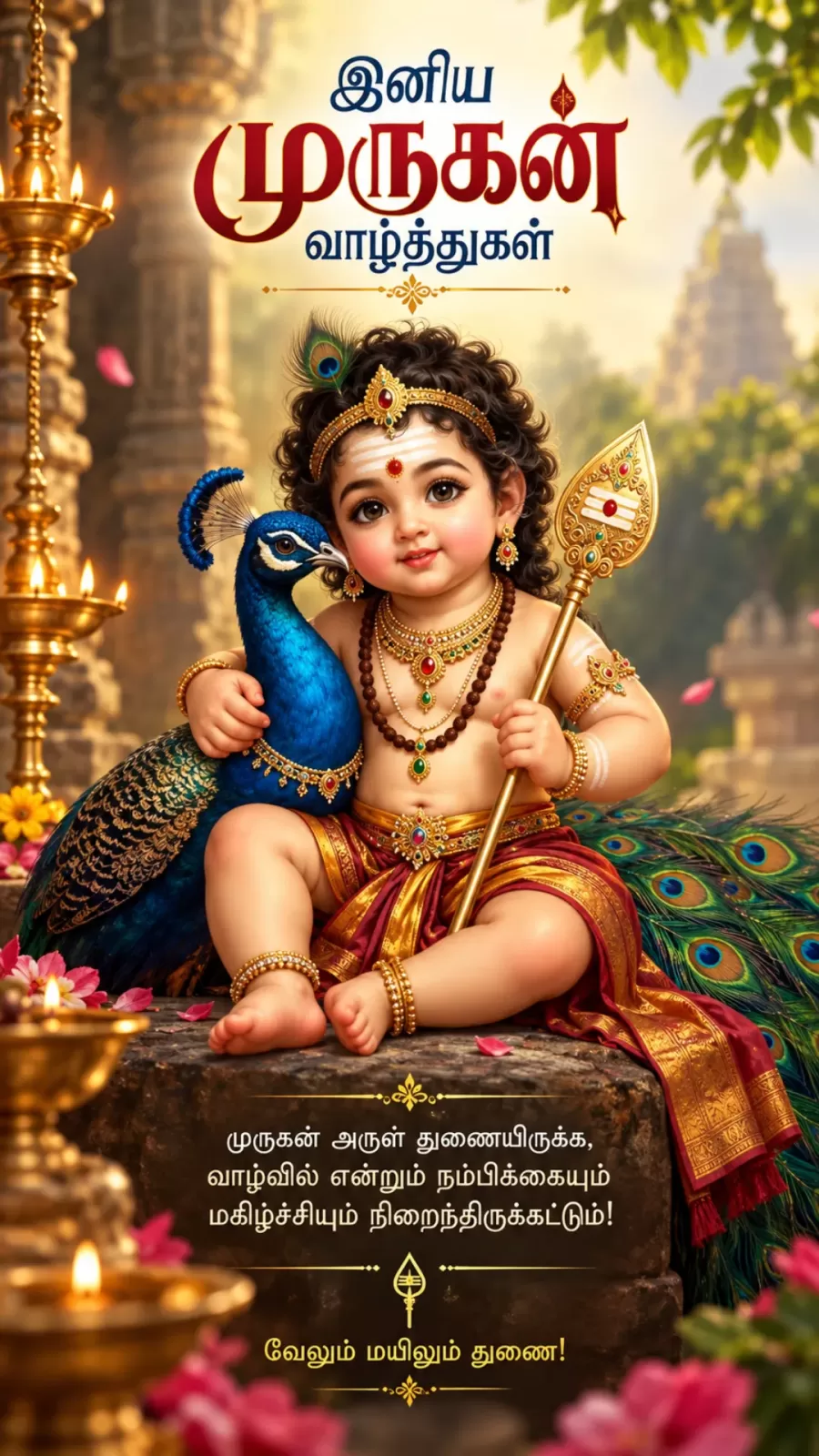 முருகன் அருளால் வாழ்க்கையை மாற்றும் ஊக்கமளிக்கும் பொன்மொழிகள் - image 11